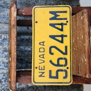 Nevada License Plate